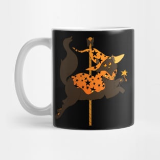 Halloween Cat Carousel Mug